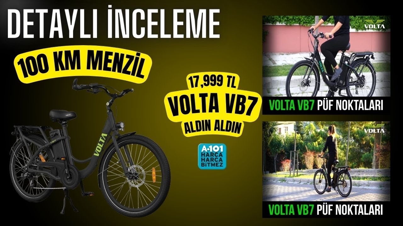 Elektrikli Bisiklet Volta Vb7 Önemli Bilgiler, / Volta vb7 İnceleme, / #a101aldınaldın