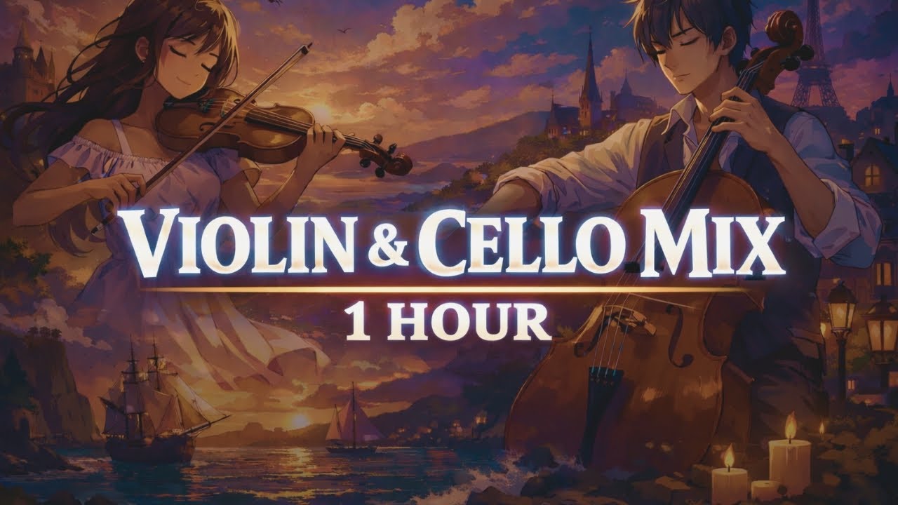 Violin & Cello Mix • Epic Calm Strings Journey