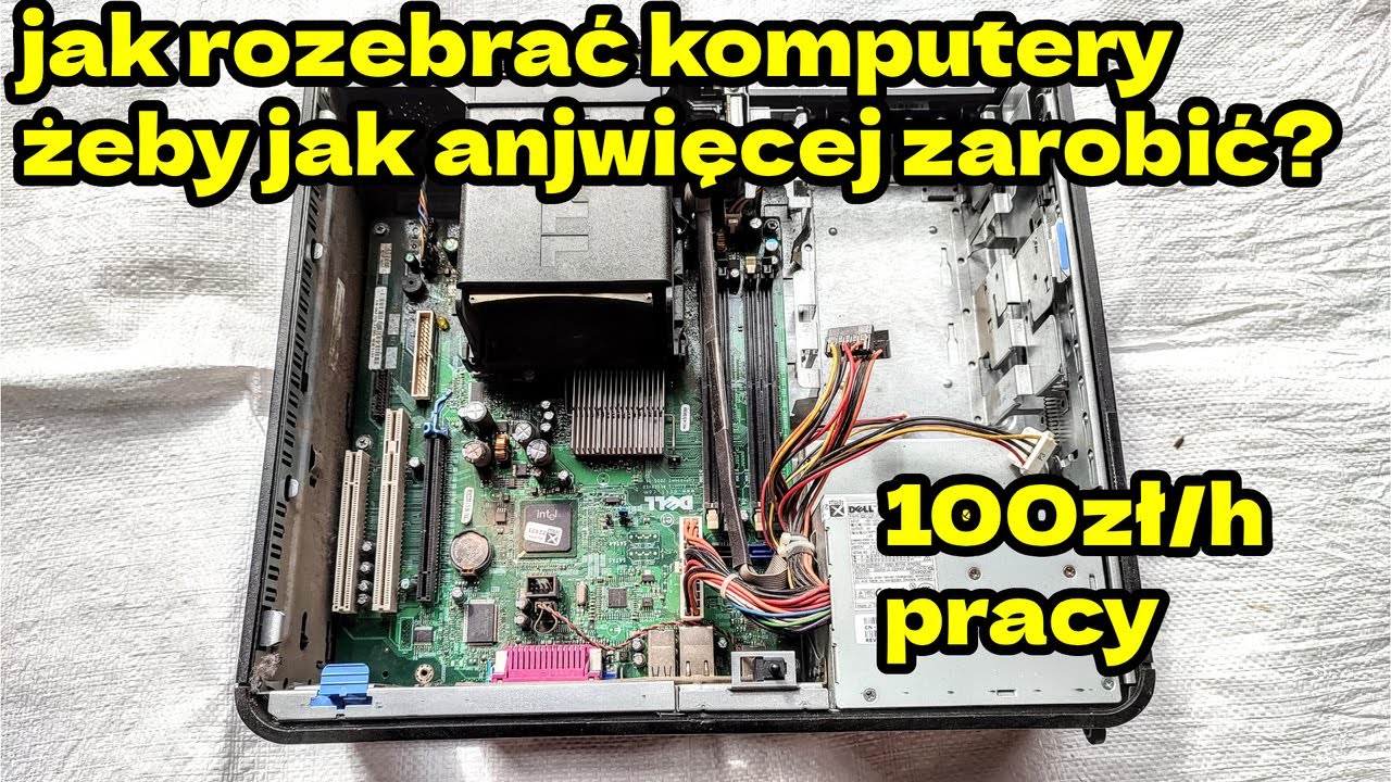 2 komputery na złom, ile zarobimy z metali i elektroniki? jak rozebrać komputer na części pierwsze