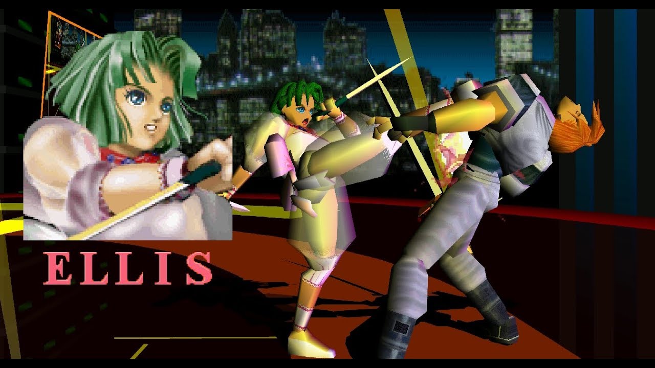 Battle Arena Toshinden - Ellis playthrough