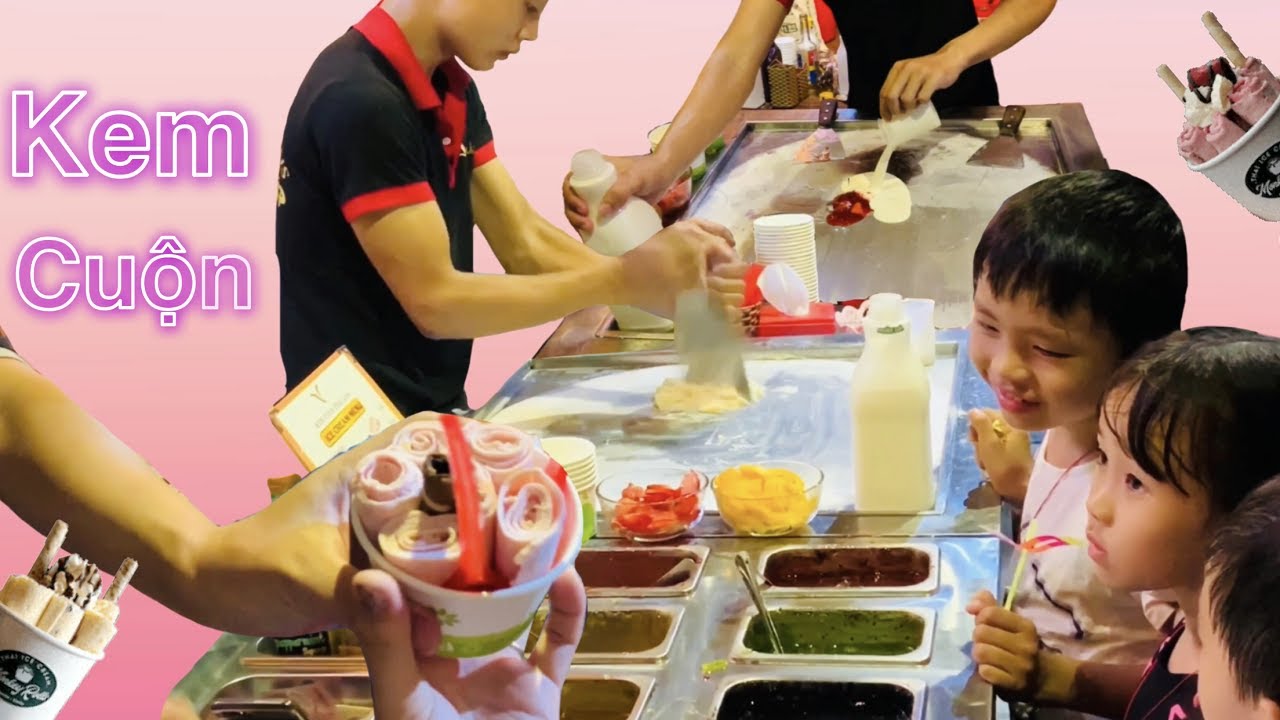 Gia Đình Stin Dâu Đi Du Lịch Hội An (*_*) Xem Và Thưởng Thức Kem Cuộn Thái Lan