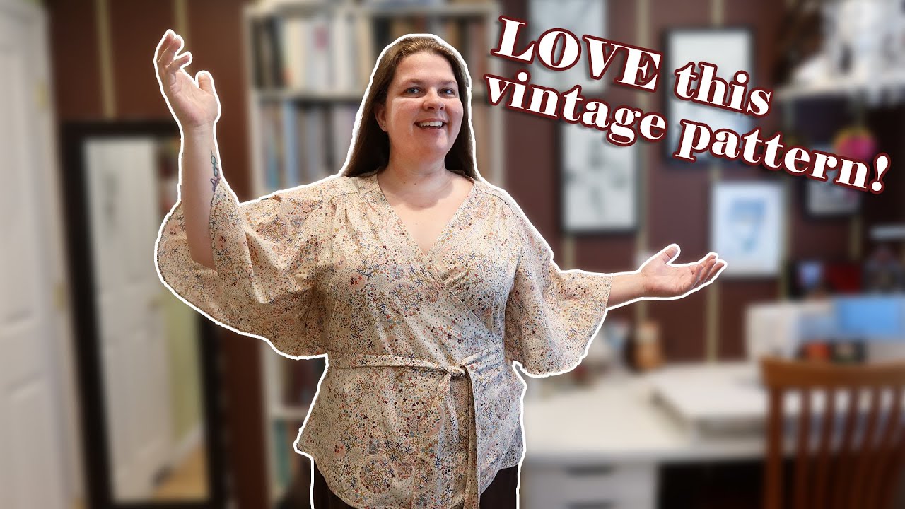 Perfecting My Vintage Butterfly Vibes | Decades of Style 1930s Butterfly Blouse