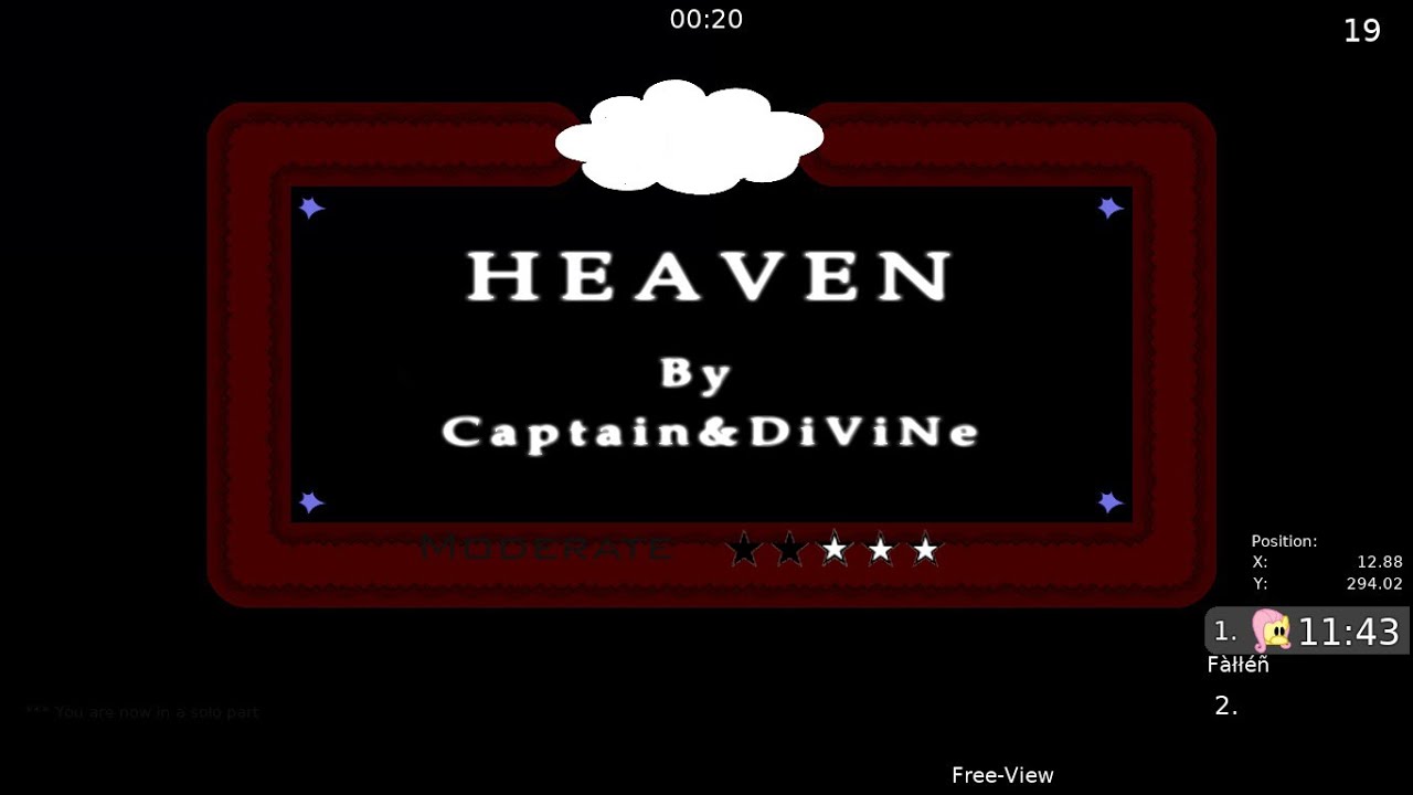 DDNet ( Teeworlds ) – Heaven (Moderate ★★✰✰✰)