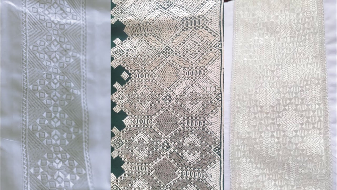 بهترین‌ نمونه های پاچه شلوار خامک دوزی و مدلهای قبتومار افغانی khaamak and Qabtomar designs
