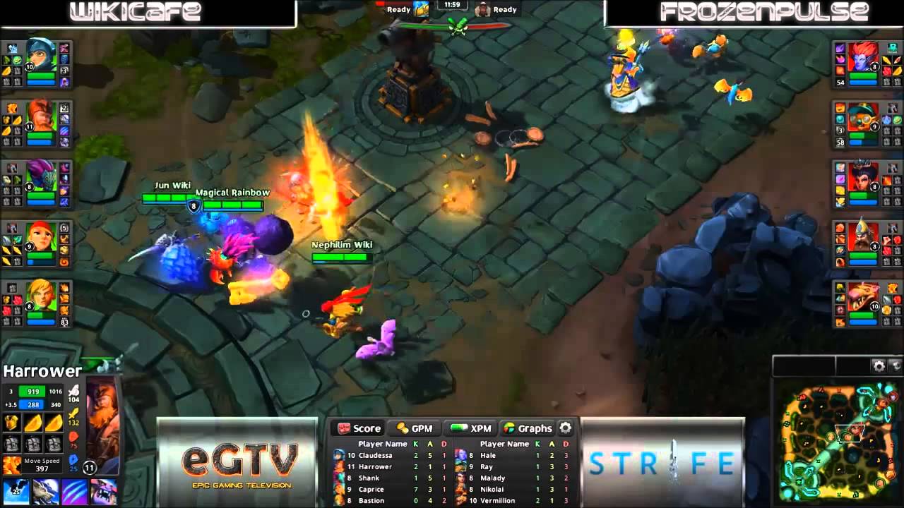 Strife Smackdown Ep. 1 - Wikicafe(PH) vs FrozenPulse(SG) | Game 1