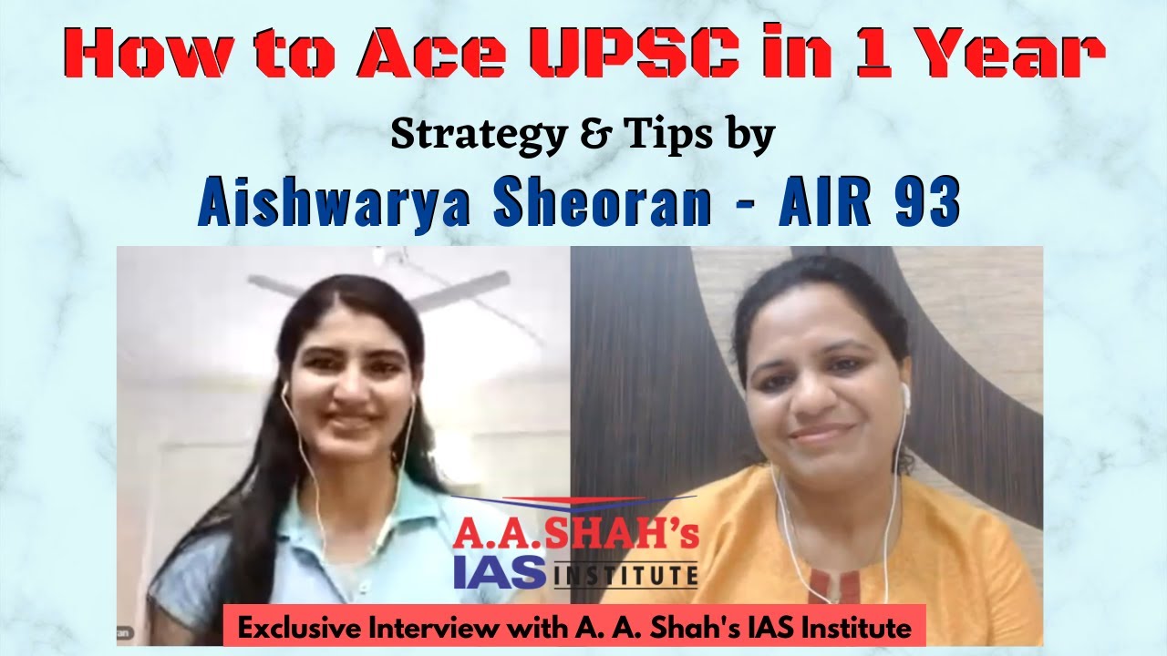Strategy & Tips to ACE UPSC in first attempt ~ Aishwarya Sheoran AIR 93 | IAS Topper Interview