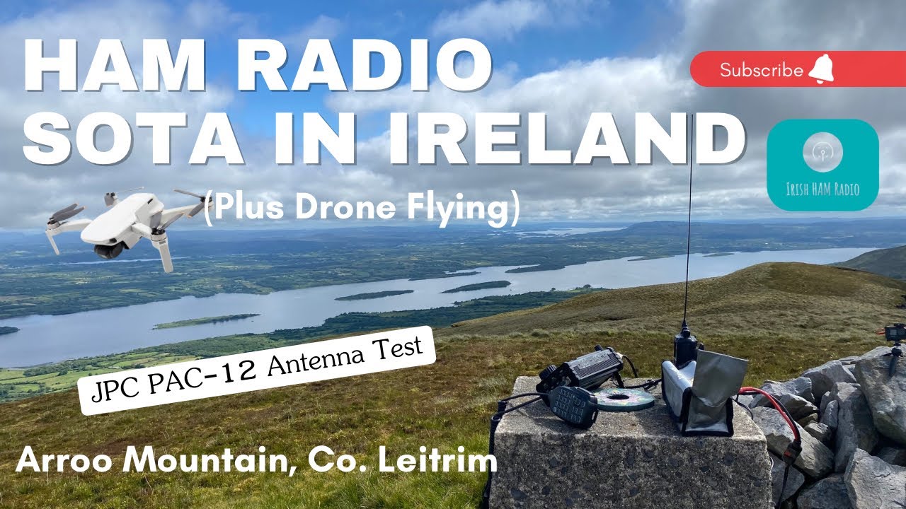 Ham Radio SOTA - JPC PAC-12 & Xiegu X6100 - Arroo Mountain, Co Leitrim, Ireland