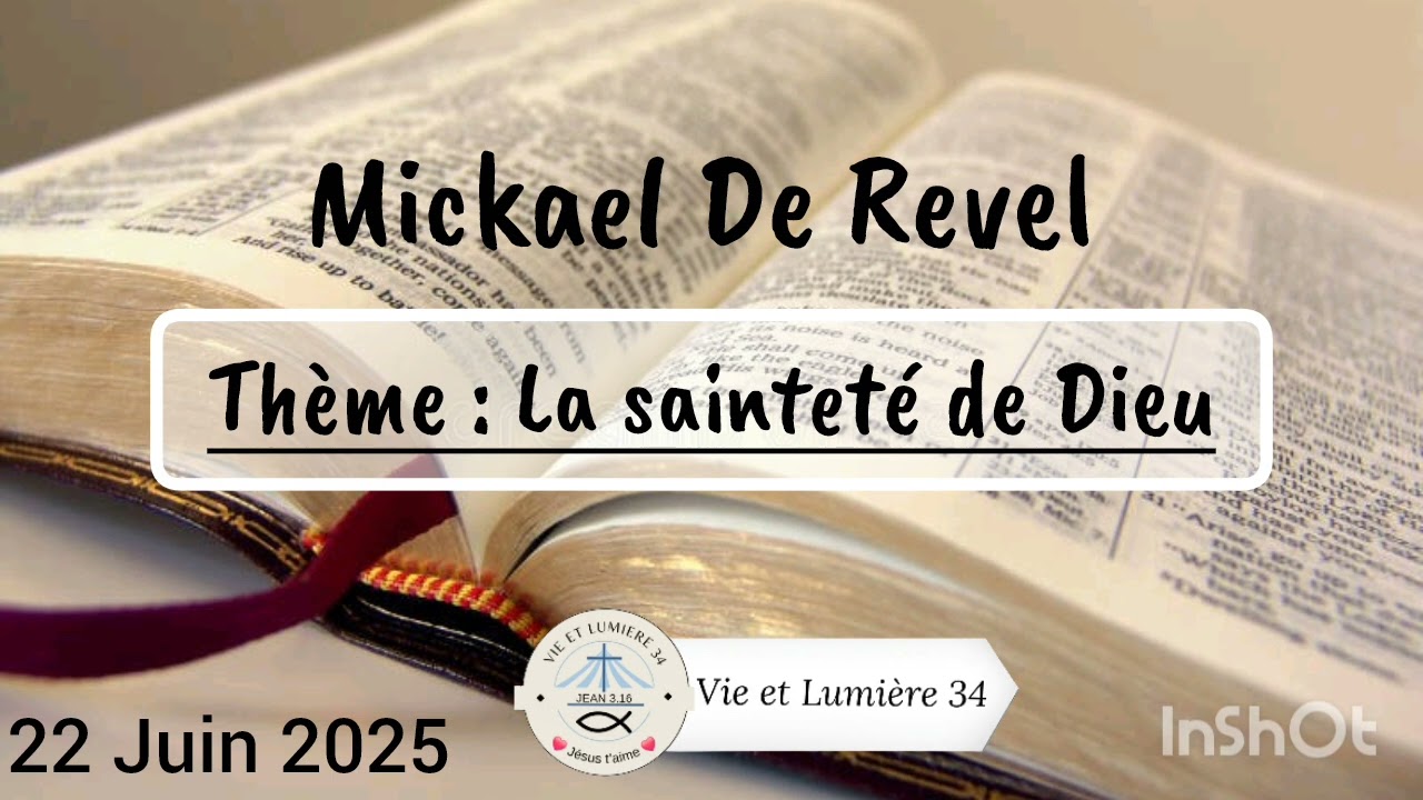 ✨️🎤 Prédication | Mickael De Revel 
