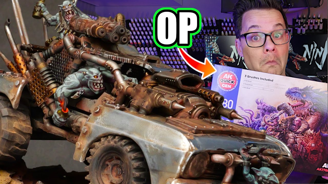 My Custom 40k Vehicle was EASY with this New Paint?!