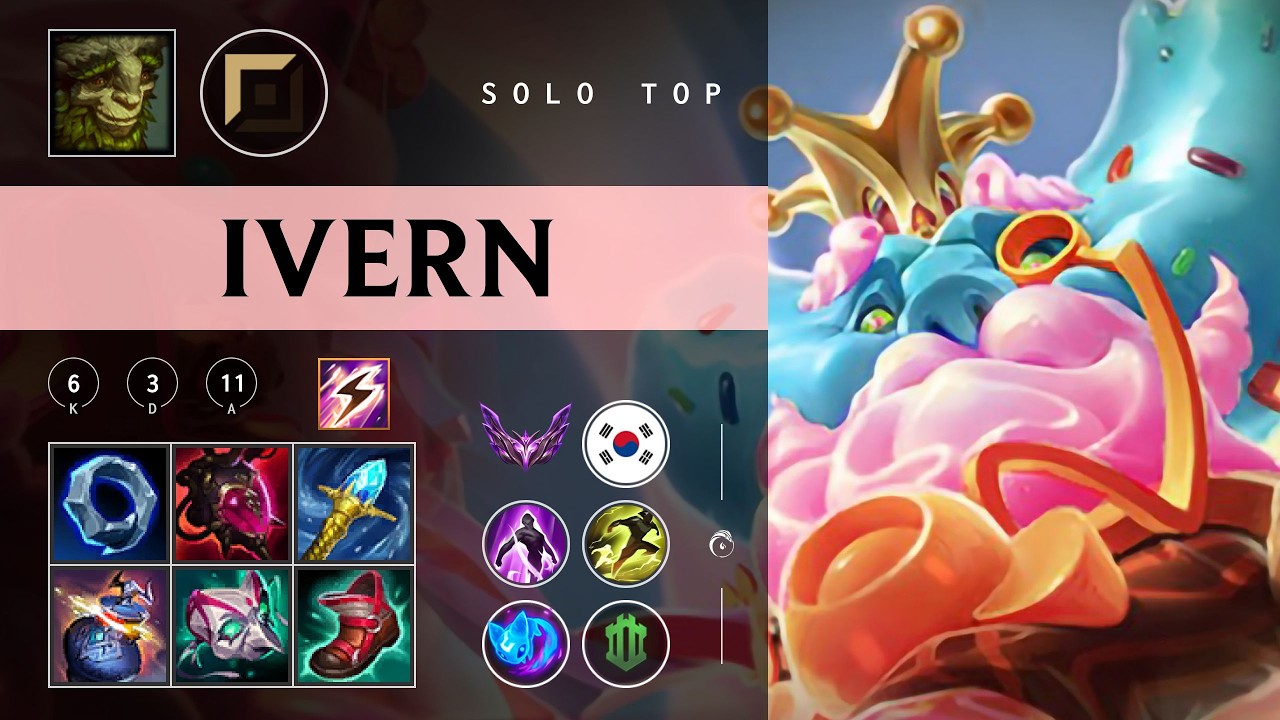 Ivern Top vs Zaahen - KR Master Patch 26.05