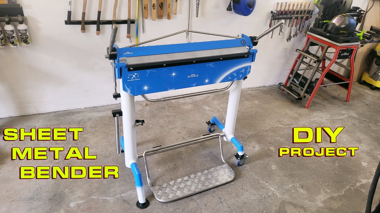DIY Sheet Metal Bender - Bending - Plans In Video