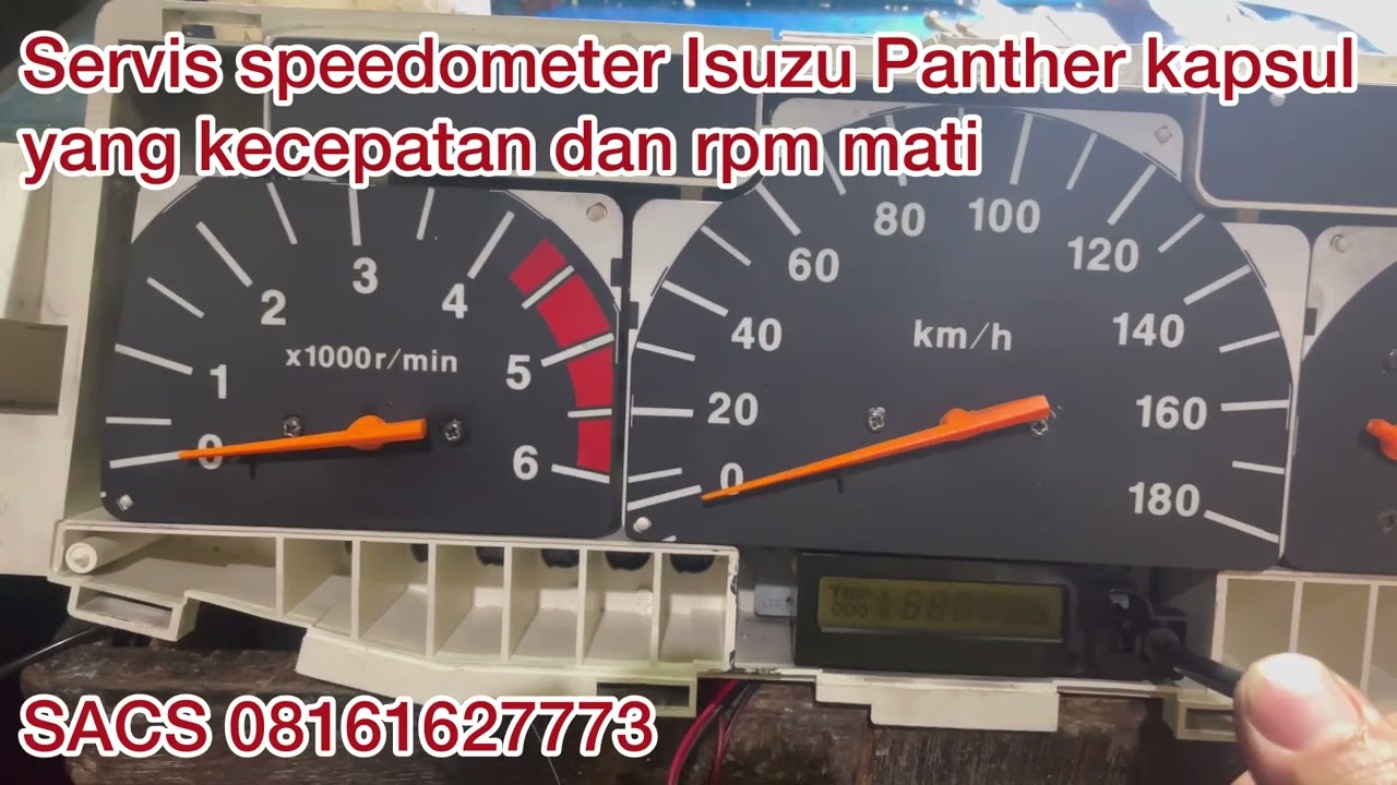Servis speedometer Isuzu Panther Kapsul yang mati rpm dan kecepatan