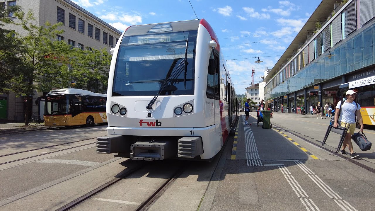 Frauenfeld - Wil Bahn (FWB) (6 July 2022) (4K)