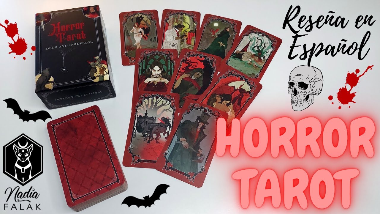 HORROR TAROT 🩸 Reseña en Español 🖤 Nadia Falak