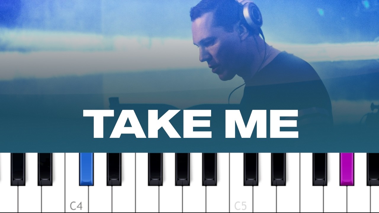 Tiësto - Take Me ft Kyler England (piano tutorial)