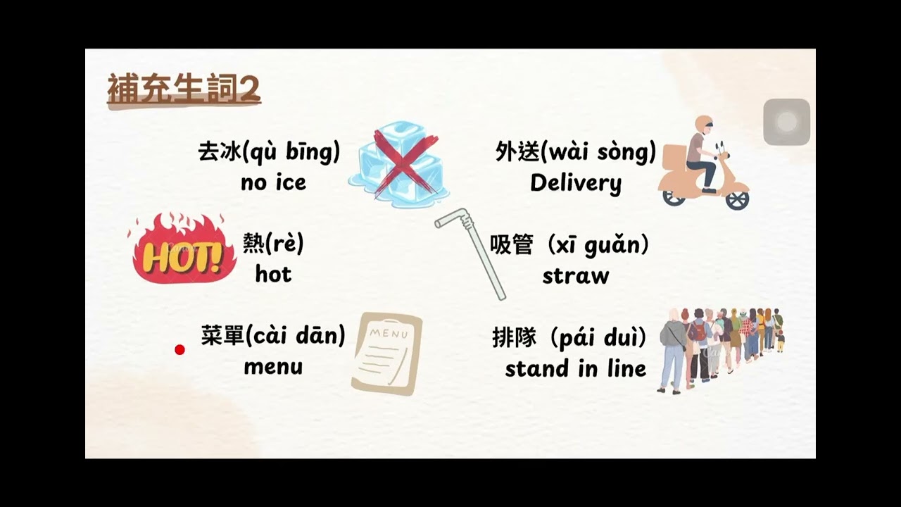 快樂學華語--好喝的手搖飲!