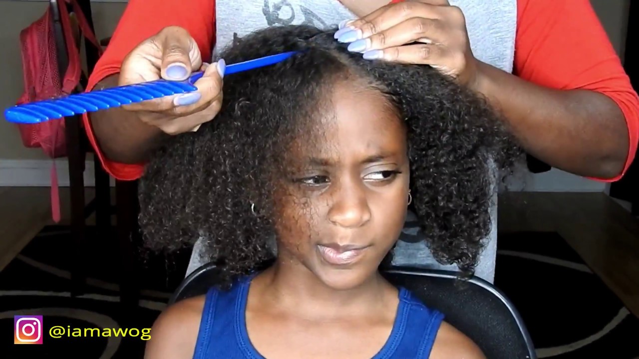 2D Twist w/beads | Kids Natural Hairstyles | IAMAWOG