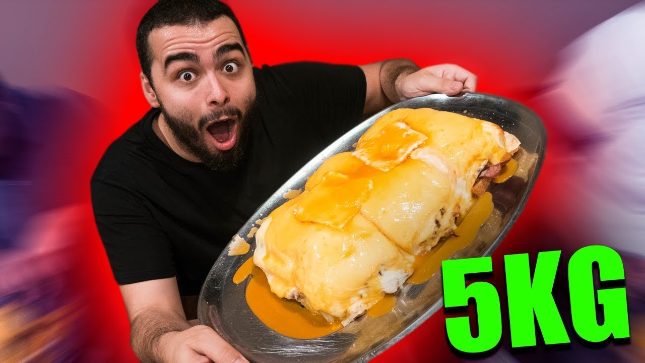DESAFIO DA MAIOR FRANCESINHA DO MUNDO!!! (5KG)