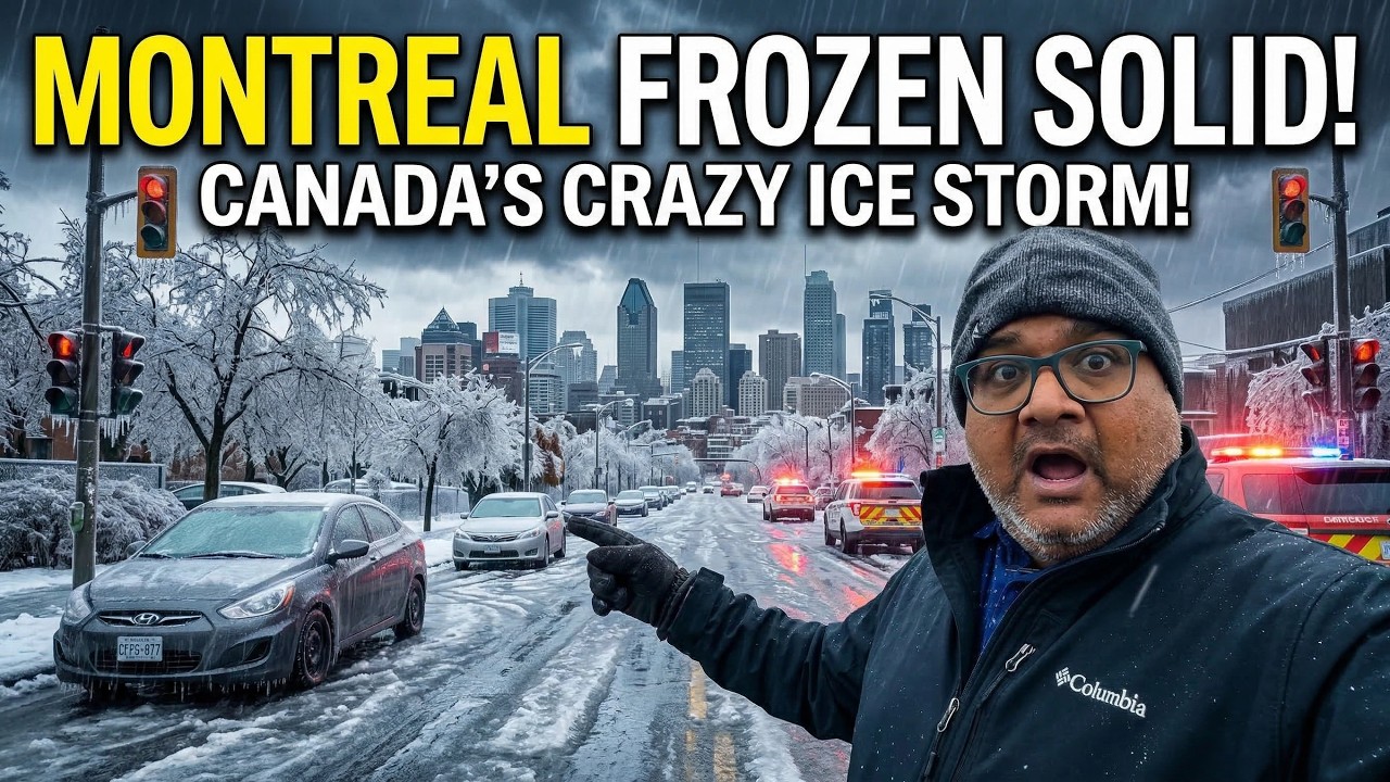Montreal Frozen Solid! 🧊 ઘરની બહાર નીકળવું પણ મુશ્કેલ! | Canada Life in Gujarati