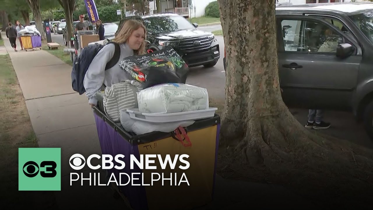 About 3,000 first-year students move in to West Chester University campus housing