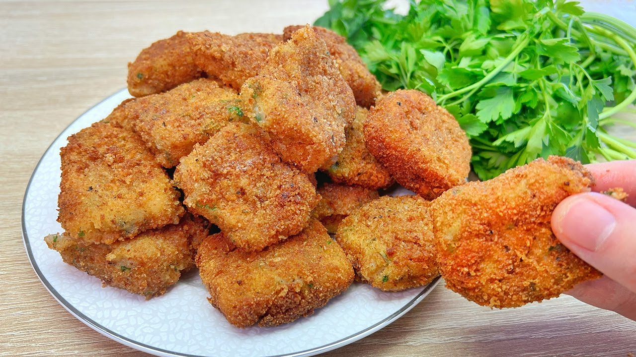 Wenn Sie 2 Kartoffeln und 1 Ei haben. Kartoffeln so gemacht. Schnell und einfach Rezept!