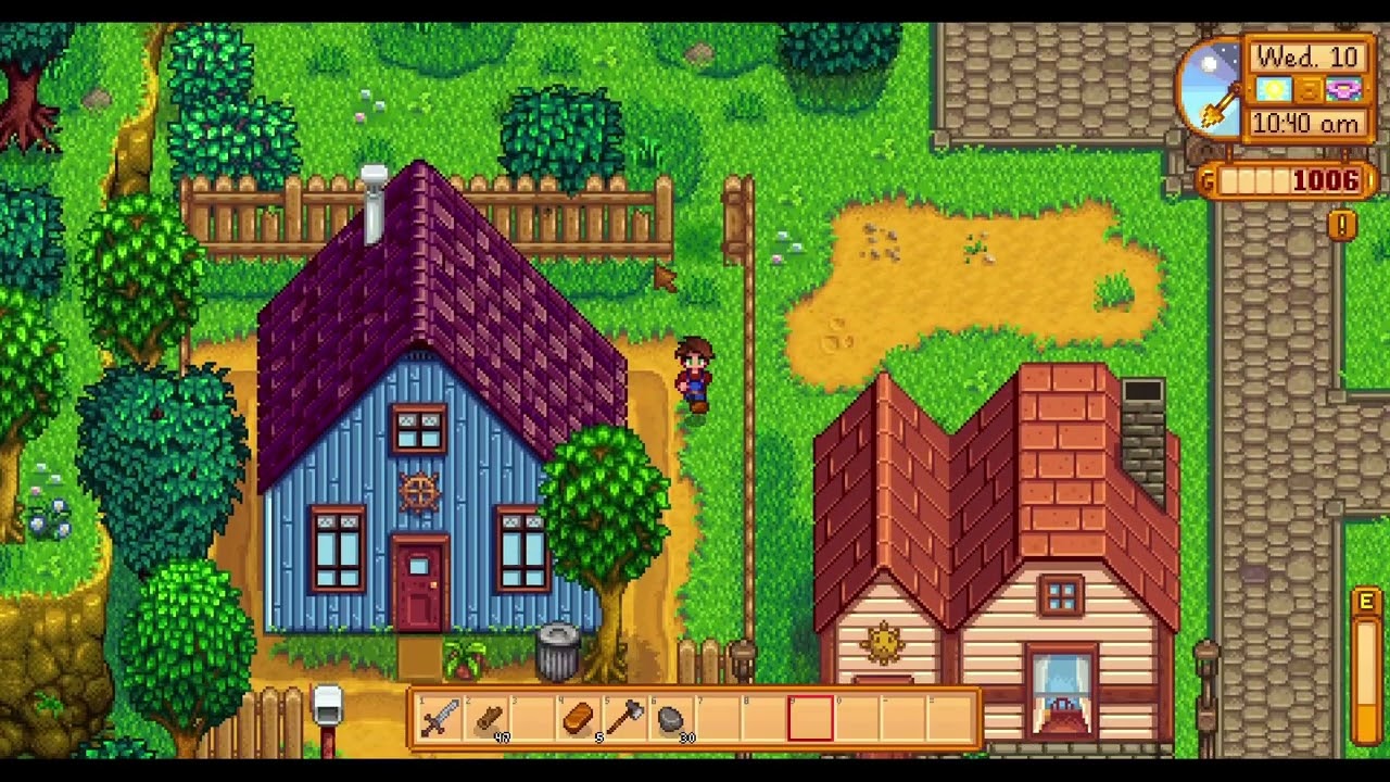 Stardew Valley But I can only play when its that season and that day : Spring Day 10