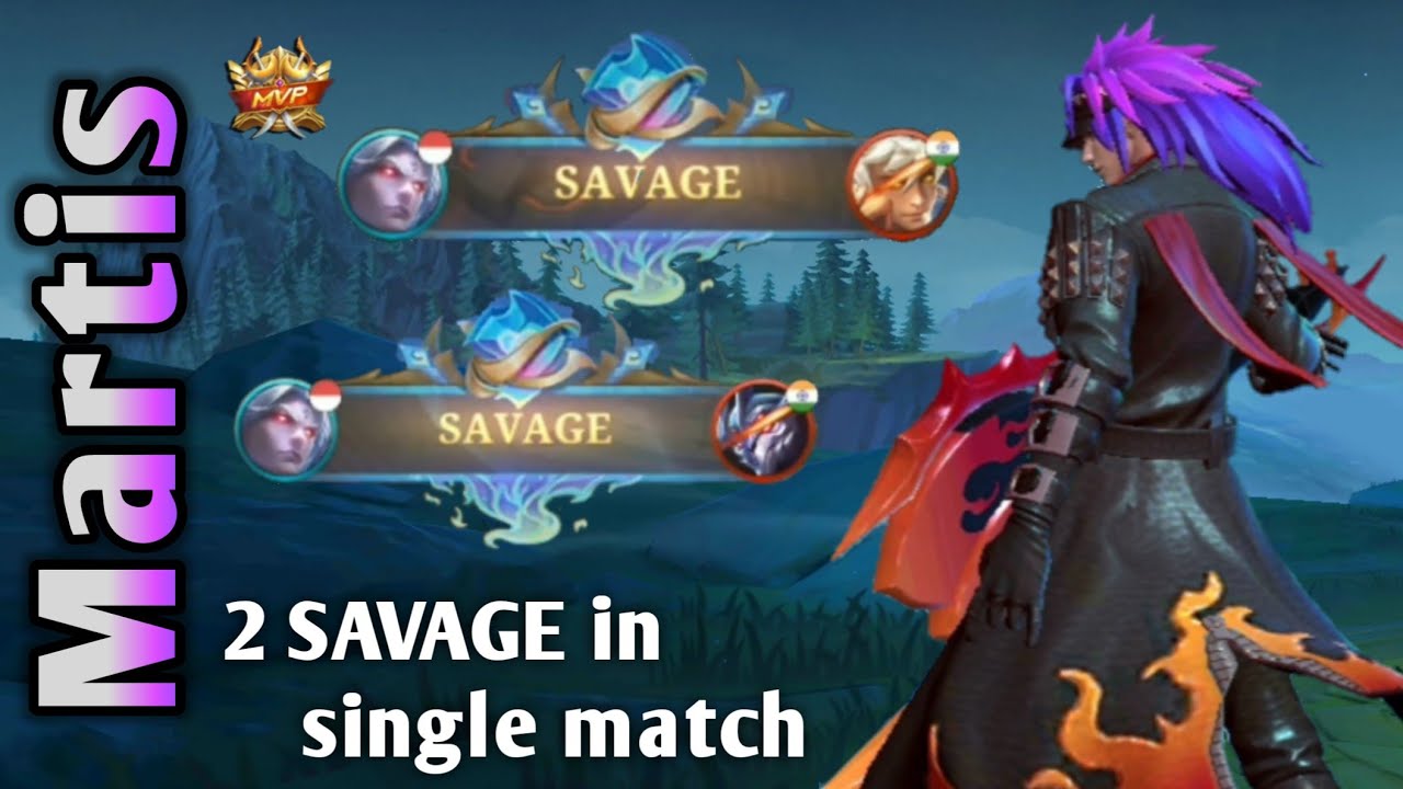 I achieved 2 SAVAGE in single match with Martis | Martis savage gameplay | Mobile Legends | MLBB