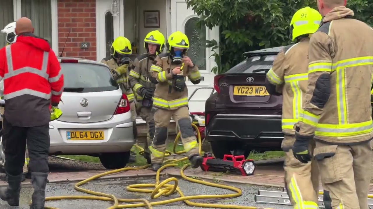 Building fire domestic property Leeds
