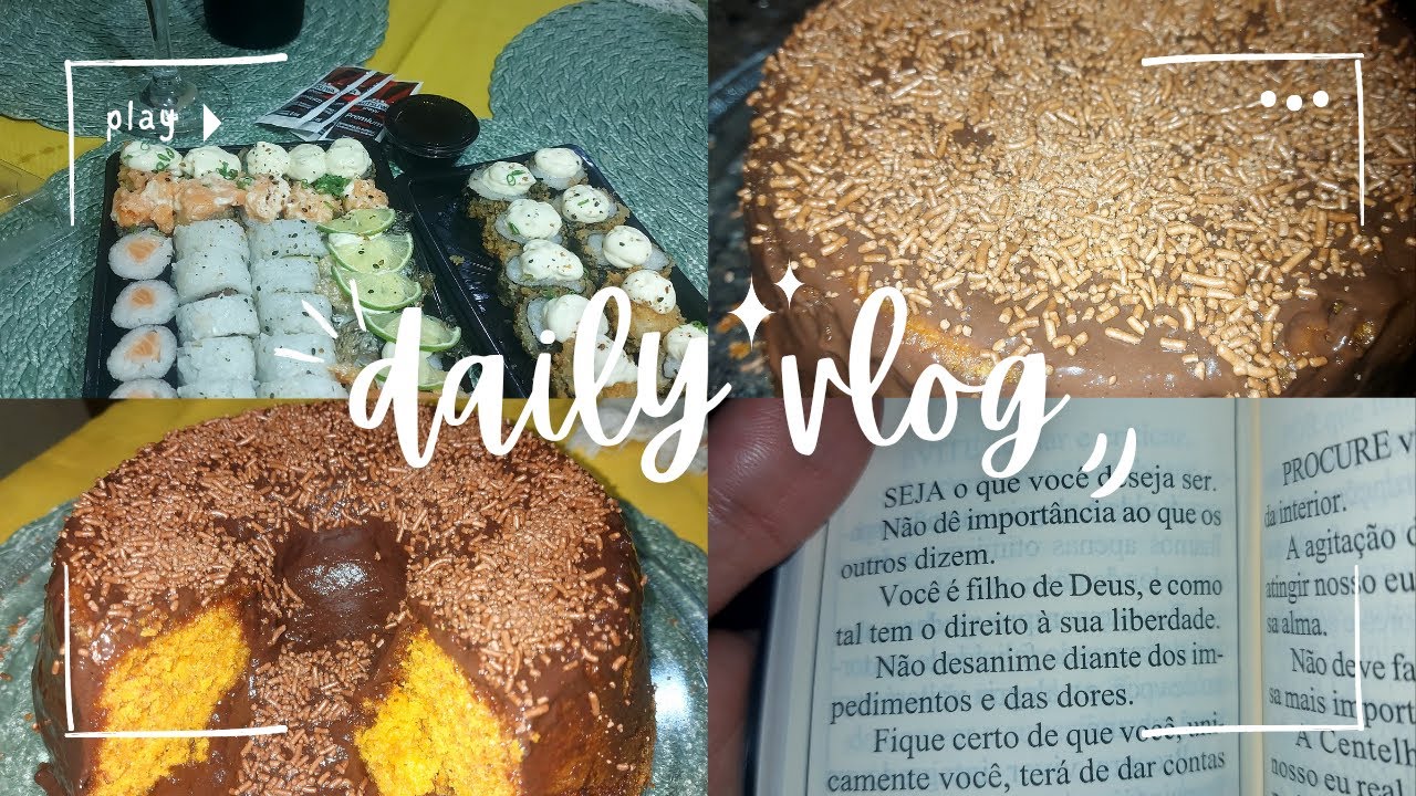 VLOG | Organizando a casa | Sushi | Receita do bolo de cenoura vulcão