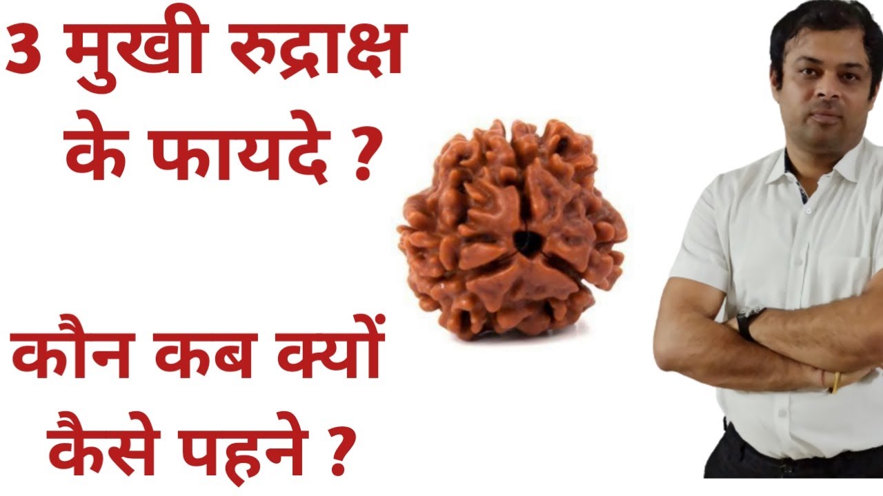 कौन पहने तीन मुखी रुद्राक्ष, 3 मुखी रुद्राक्ष के फायदे, teen mukhi rudraksha ke fayde,