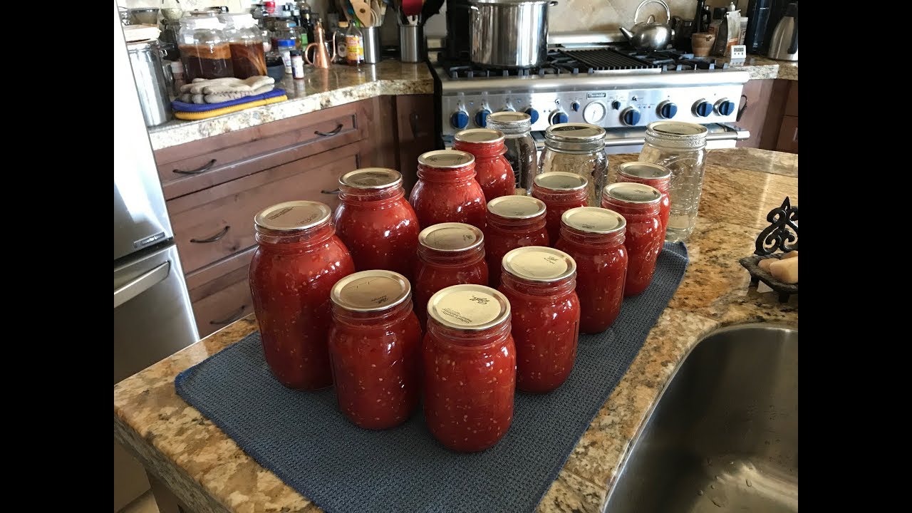 Canning Crushed Tomatoes Tutorial