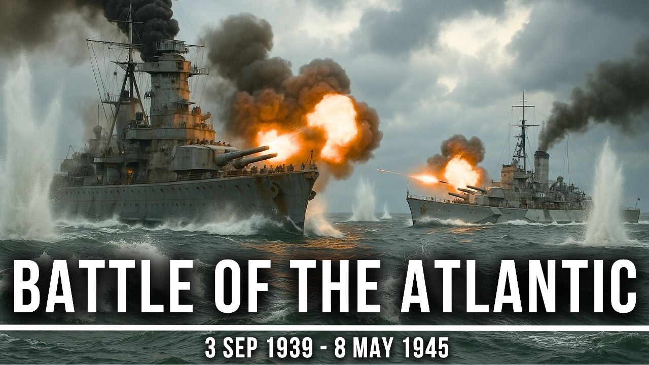 Fall Asleep To | The ENTIRE Battle of the Atlantic | WW2 Naval Conflict | War Documentary