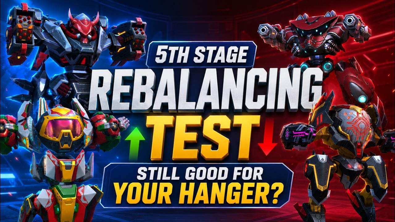 THEY FINALLY NERFED & BUFFED THESE 😱🔥 5TH STAGE REBALANCING TESTED! | Mech Arena
