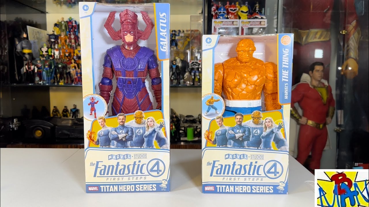 Fantastic 4 First Steps Galactus + The Thing Titan Hero Series 12” Hasbro Marvel Toys Amazon