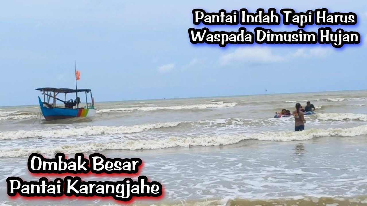 Ngeri, Ombak Pantai Karang Jahe Rembang Saat Musim Hujan Ternyata Begini Situasinya
