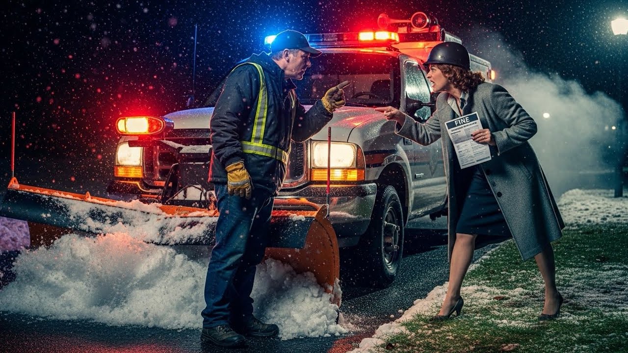 HOA Fined Me For Early Plowing, So I Started At Midnight With Sirens Going Off