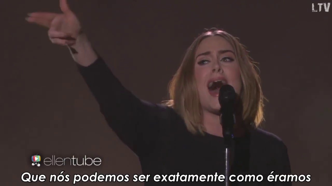 Adele - When We Were Young Legendado ( TheEllenShow ) |HD|