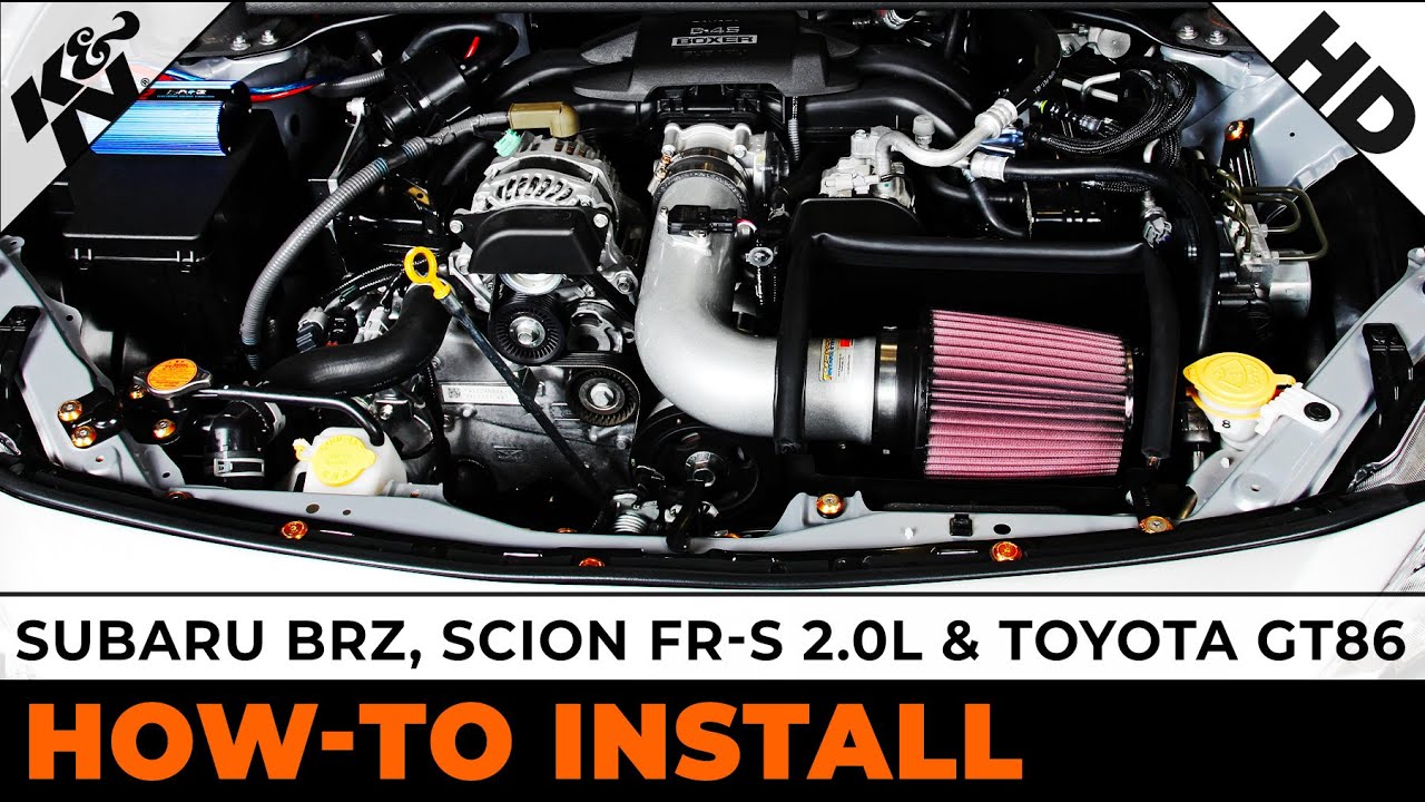 Subaru BRZ, Scion FR-S 2.0L & Toyota GT86 [#69-8619TS] Air Intake Installation