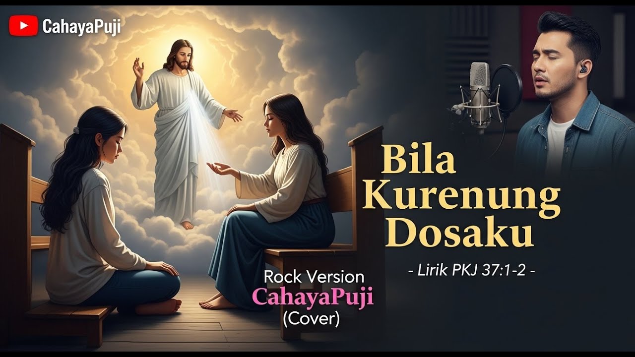 🔥 ROCK ROHANI! Lirik PKJ 37:1-2 | Bila Kurenung Dosaku | Versi Cadas (Lirik HD) 🎸