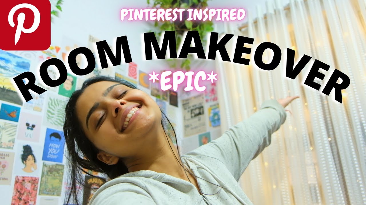 *EPIC* Pinterest Inspired Room Makeover | Aesthetic room| Kshipra Vats