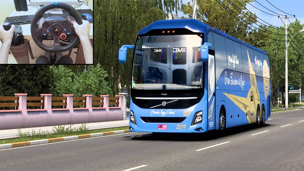 Relaxing Bus Ride Through Turkey | Euro Truck Simulator 2 | Logitech G29 Gameplay