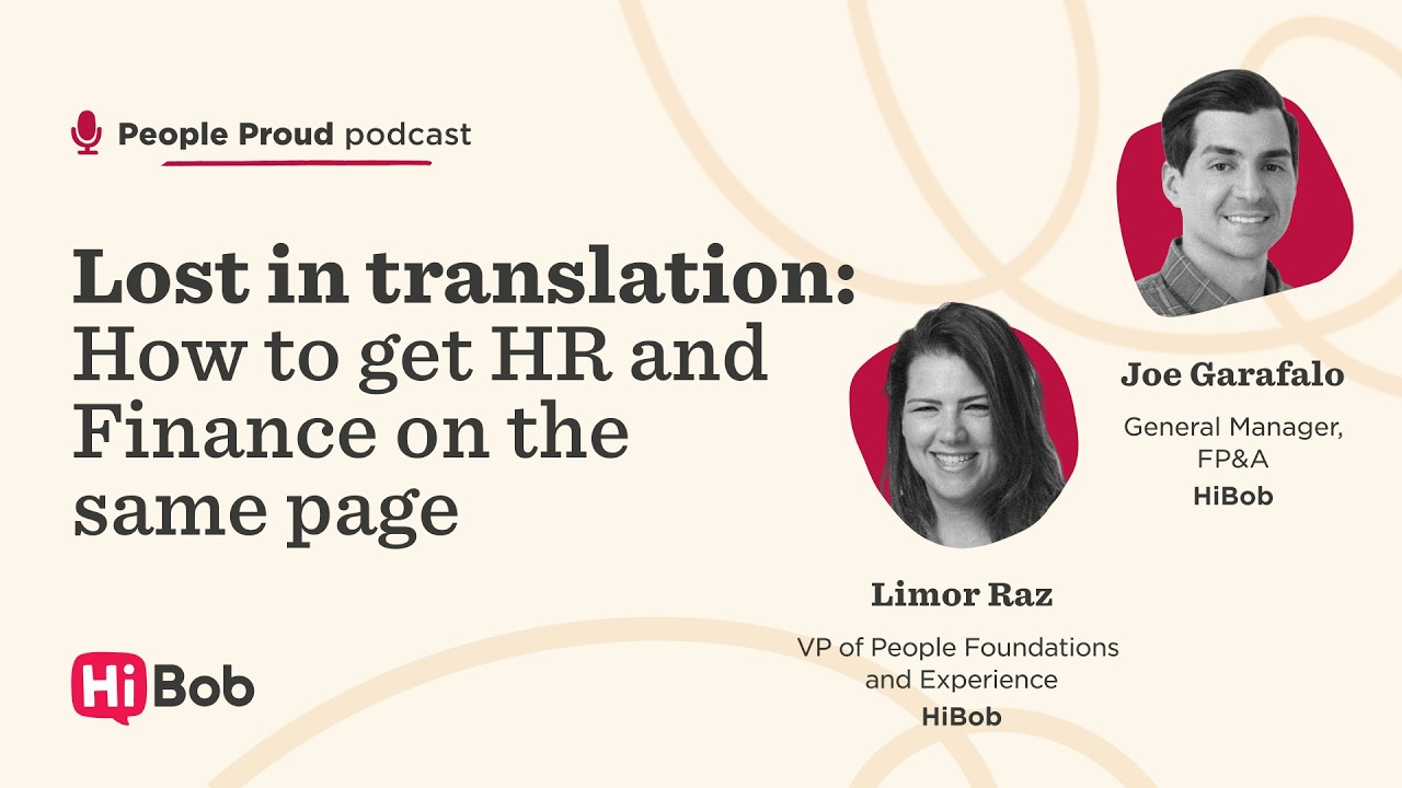 People Proud Podcast Ep 5: Lost in translation: How HR & Finance can finally speak the same language