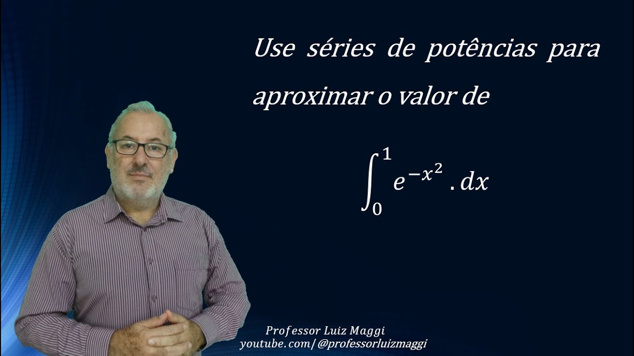 VALOR APROXIMADO DE UMA INTEGRAL DEFINIDA USANDO UM POLINÔMIO DE TAYLOR.#professorluizmaggi