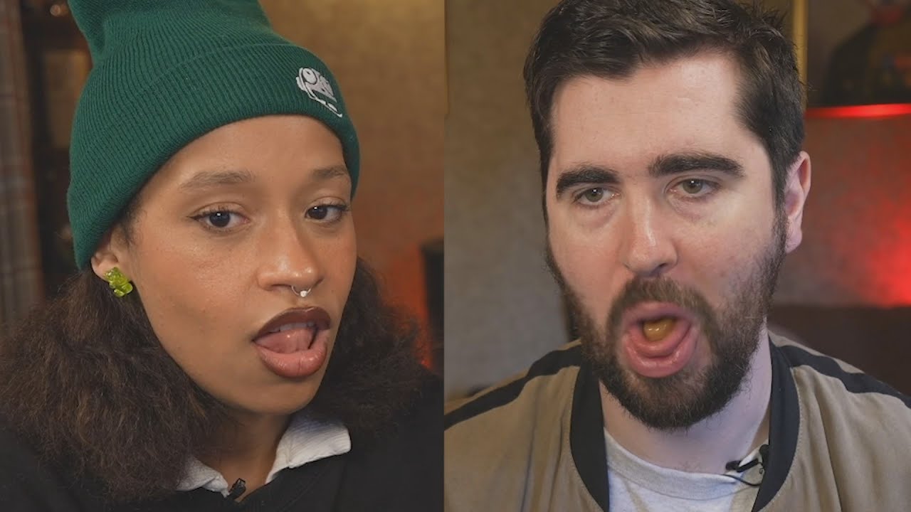 My American Fiancee reacts and reviews Irish candy