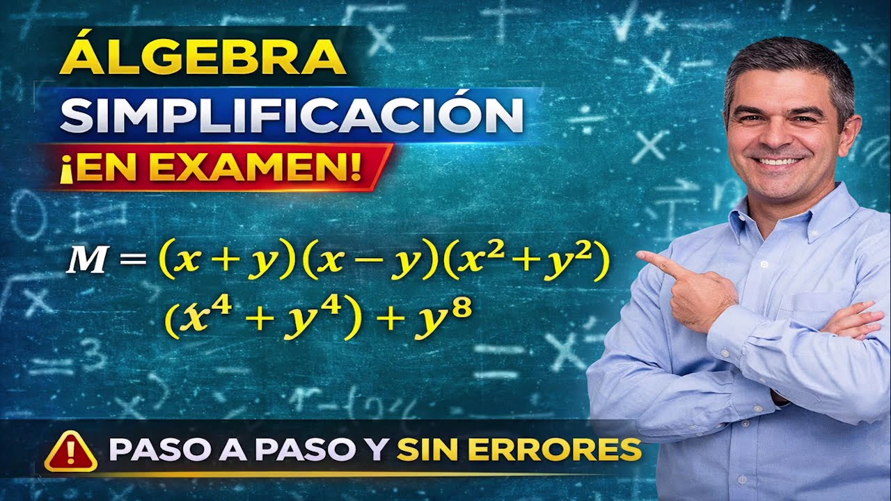 🚀 😱 SIMPLIFICACIÓN ÁLGEBRAICA QUE CAE EN EXAMEN | PASO A PASO2026 02 13 15 44 30