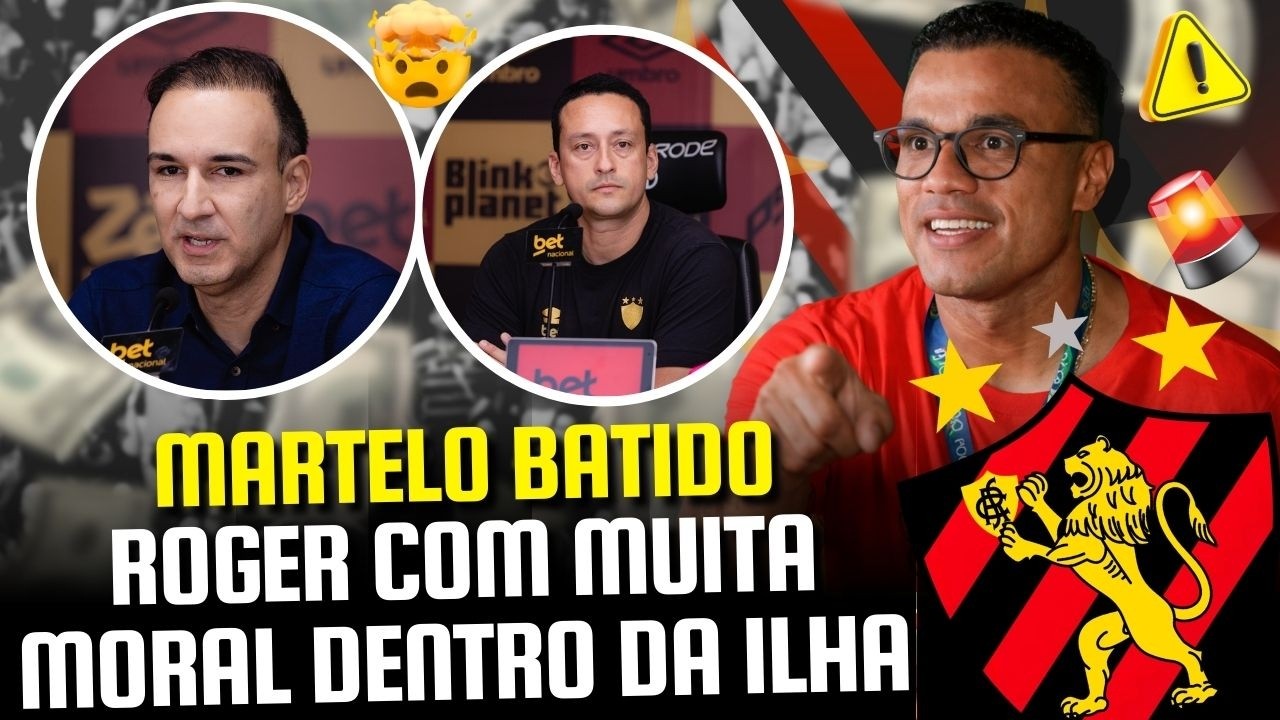 🔥 ATENÇÃO: DIRETORIA DO SPORT BATE O MARTELO E DEFINE FUTURO DE ROGER SILVA - ACABARAM AS DÚVIDAS