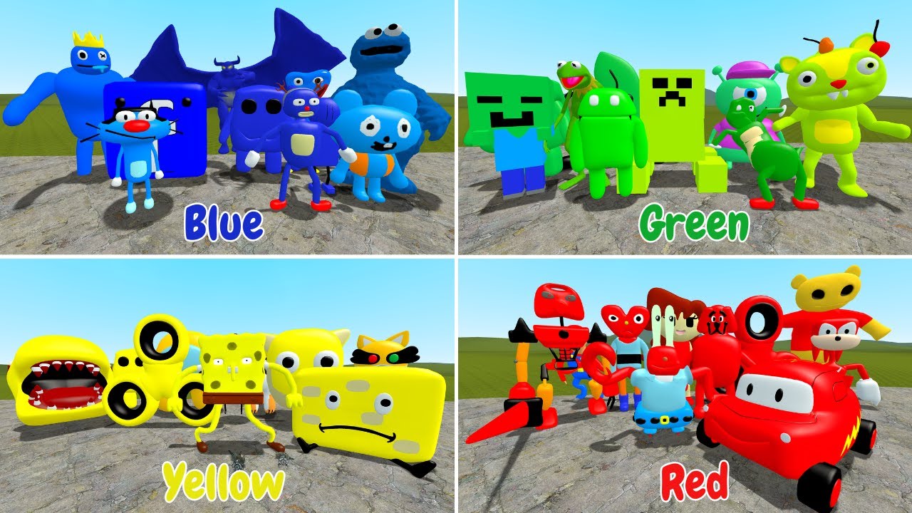 WHICH TEAM DO YOU THINK WILL WIN GREEN RED YELLOW BLUE?