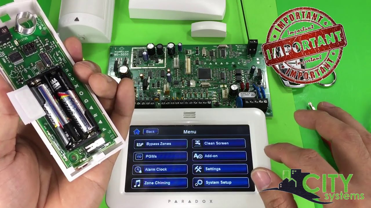 HOW TO PROGRAM PARADOX DCT10 WIRELESS DOOR CONTACT