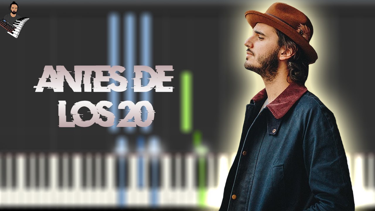 Morat - Antes De Los Veinte | Instrumental Piano Tutorial / Partitura / Karaoke / MIDI