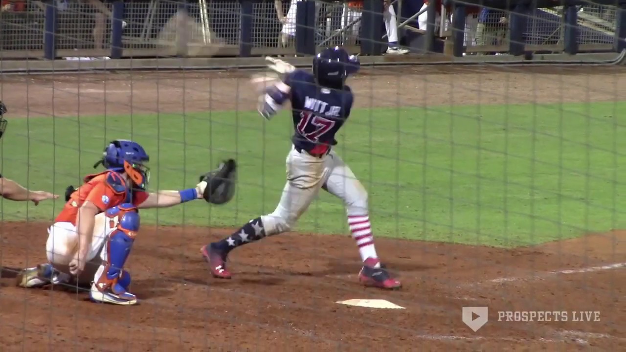 Bobby Witt Jr. - SS, Colleyville Heritage HS (TX) - 11/18/18
